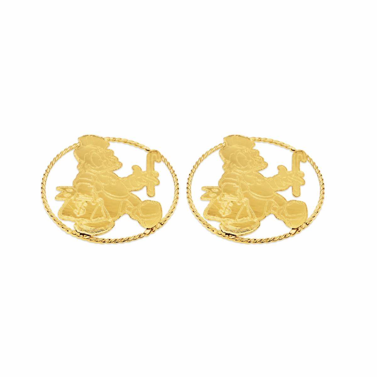 BOUCLES D'OREILLES PICSOU - OR 18 CARATS